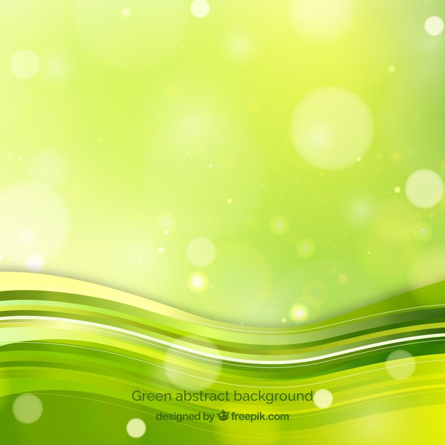 Fondo verde abstracto