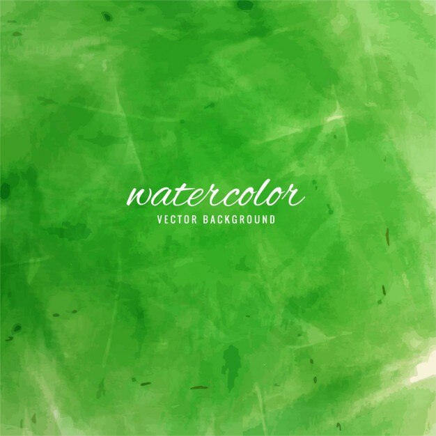 Fondo verde de acuarela