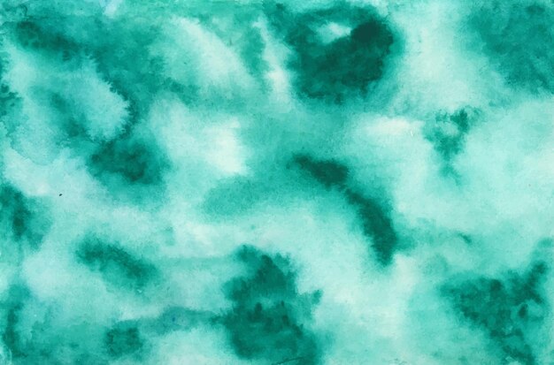 Fondo verde de acuarela