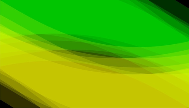 Vector gratuito fondo verde y amarillo abstracto