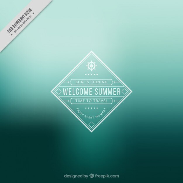 Vector gratuito fondo verde desenfocado de verano