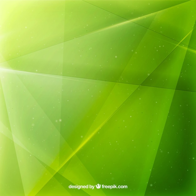 Fondo verde con formas abstractas