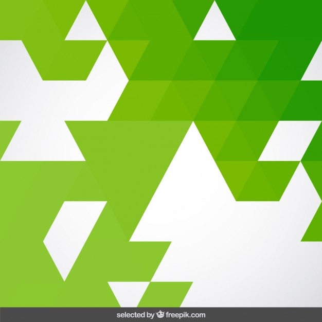 Vector gratuito fondo verde geométrico