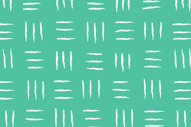 Fondo verde, patrón de doodle rayado, vector de diseño simple