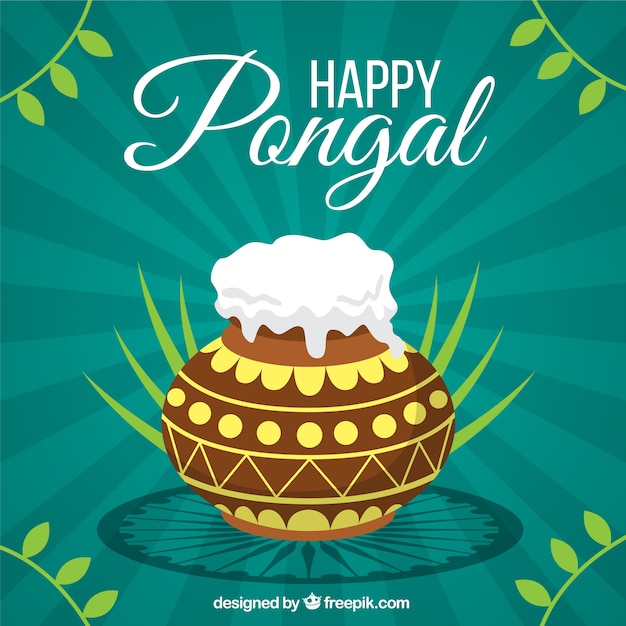 Fondo verde Pongal