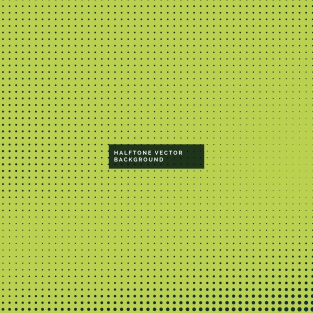 Fondo verde con puntos de semitono