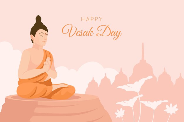 Fondo vesak plano