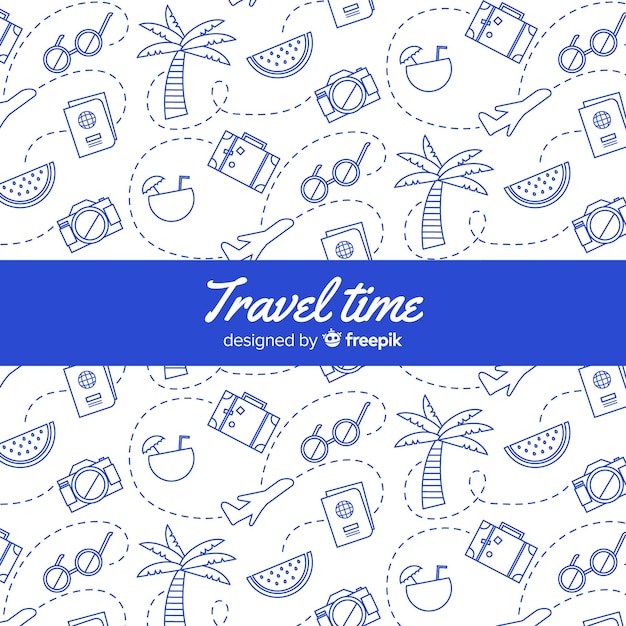 El fondo de los viajes de Doodle