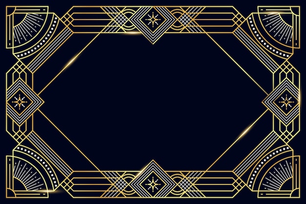 Fondo vintage degradado art deco
