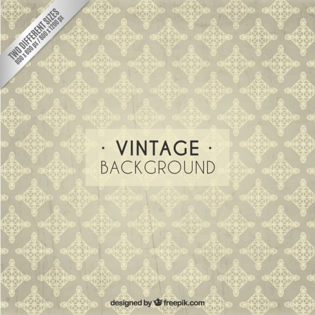 Vector gratuito fondo vintage ornamental