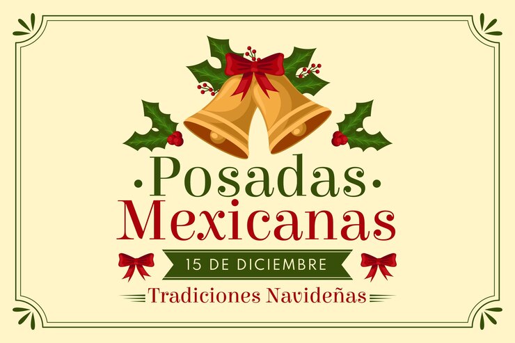 Vector gratuito fondo vintage posadas mexicanas