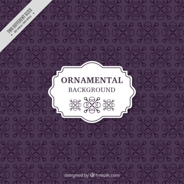 Fondo violeta ornamental