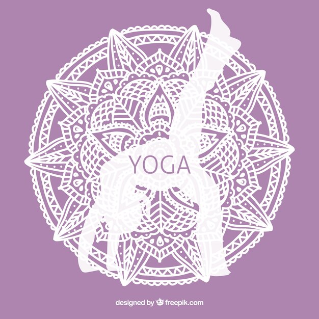 Fondo Violeta Yoga