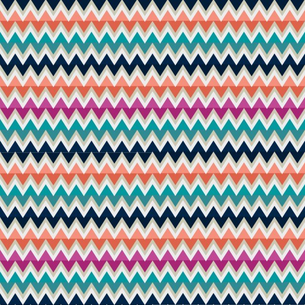 Fondo zig zag a todo color