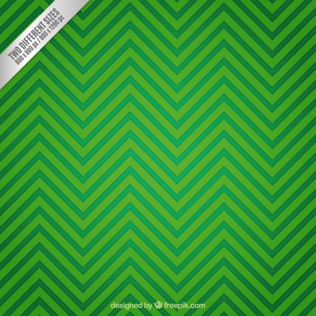 Vector gratuito fondo zigzag verde