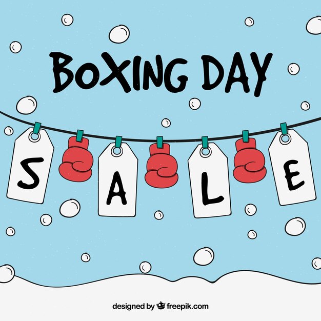 Fondos de descuentos de boxing day