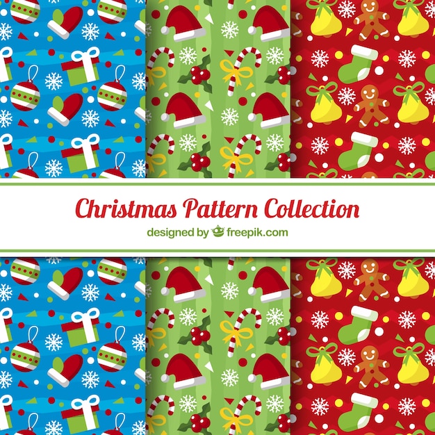Fondos estampados en el tema de navidad