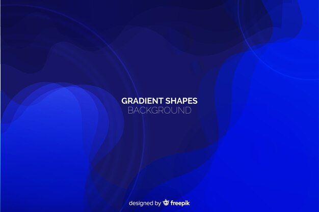 Fondos con formas de gradiente de colores