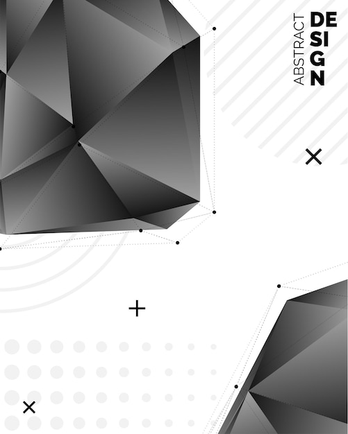 Fondos geométricos abstractos Diseño vectorial poligonal