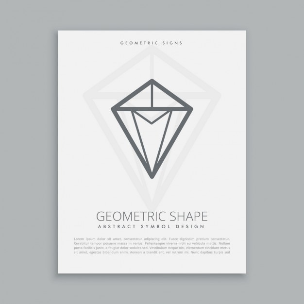 Vector gratuito forma de diamante