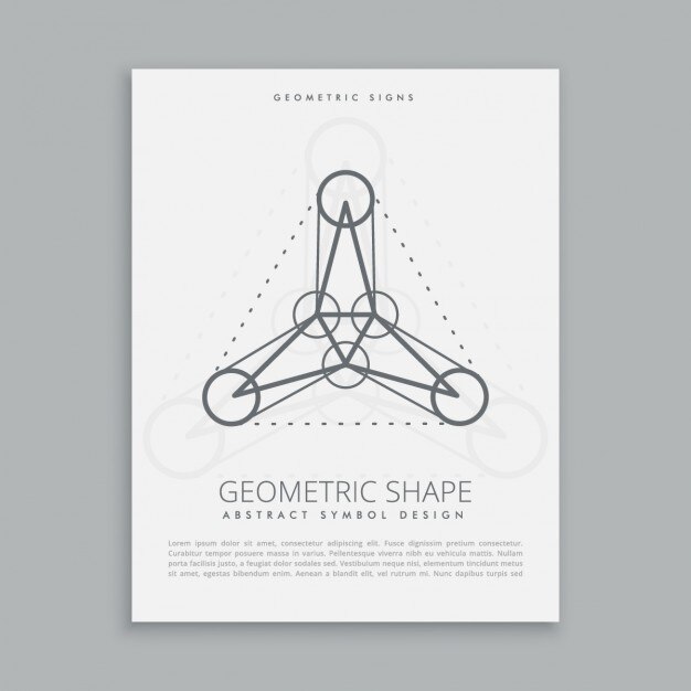 Forma geométrica futurista