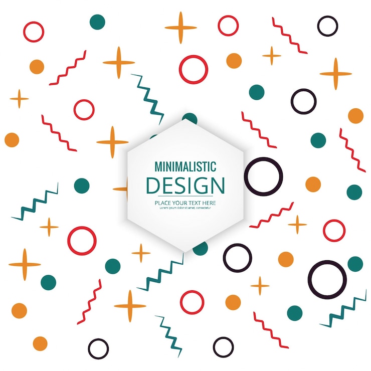 Vector gratuito las formas abstractas de colores de fondo