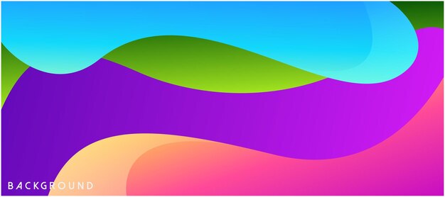 Las formas abstractas de colores de fondo