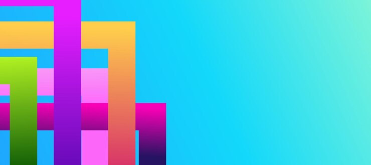 Vector gratuito las formas abstractas de colores de fondo