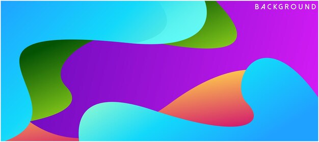 Las formas abstractas de colores de fondo