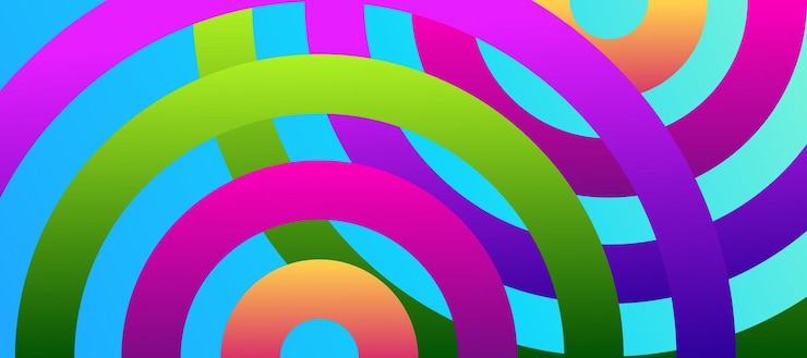 Vector gratuito las formas abstractas de colores de fondo