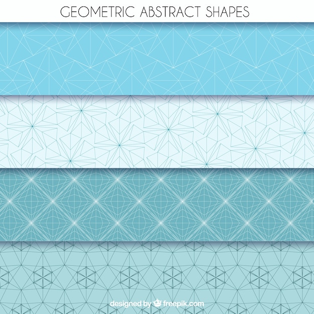 Vector gratuito formas abstractas geométricas