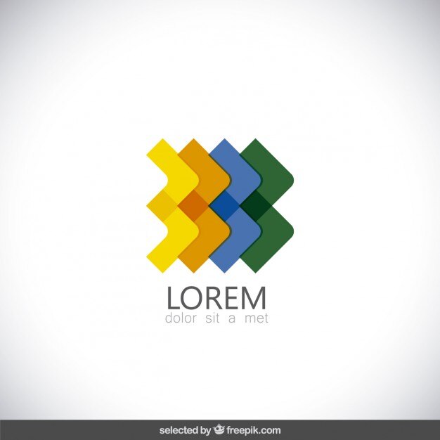 Formas abstractas logo