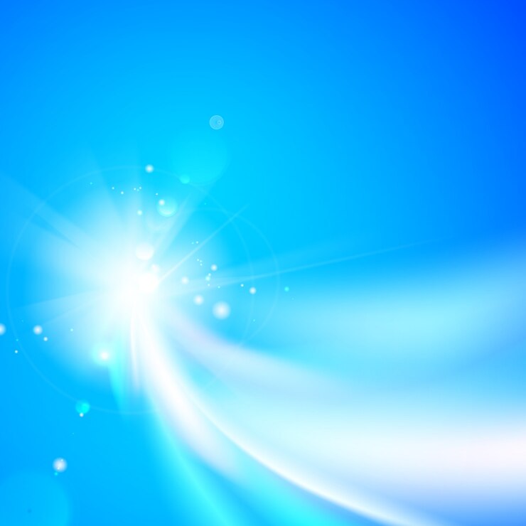 Formas abstractas remolino y fondo azul vector