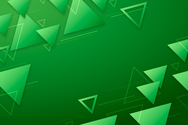 Formas abstractas verdes sobre fondo verde