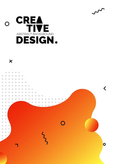 Formas de color líquido para fondos de carteles de composición Cubiertas abstractas de moda Diseño futurista Eps10 vector
