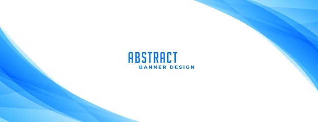 formas dinámicas abstractas estandarte azul para la presentación de negocios
