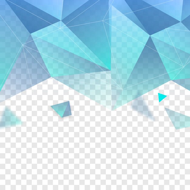 Formas elegantes de negocios en fondo transparente