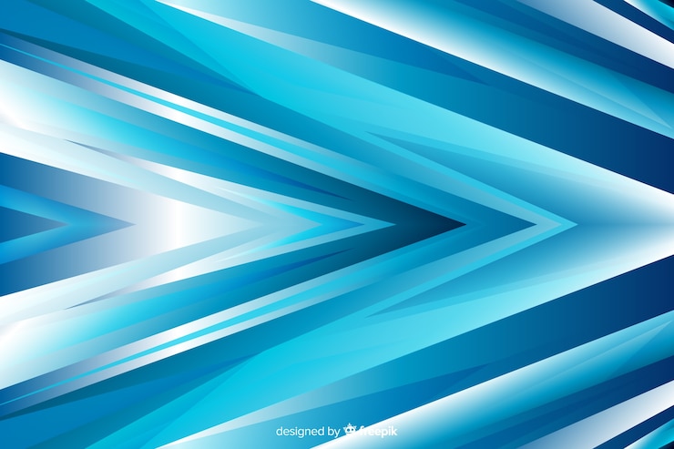 Vector gratuito las formas de flecha abstracta azul del fondo
