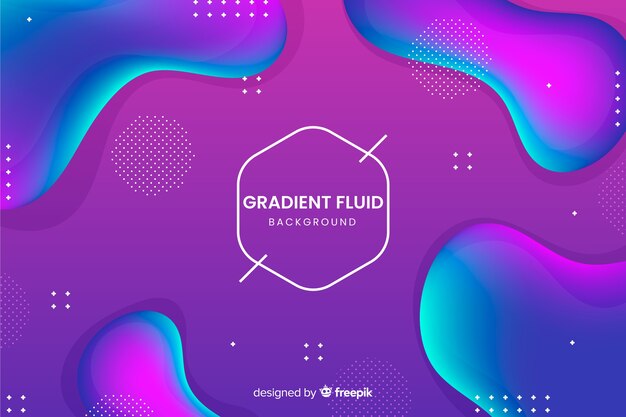 Las formas fluidas 3D de fondo