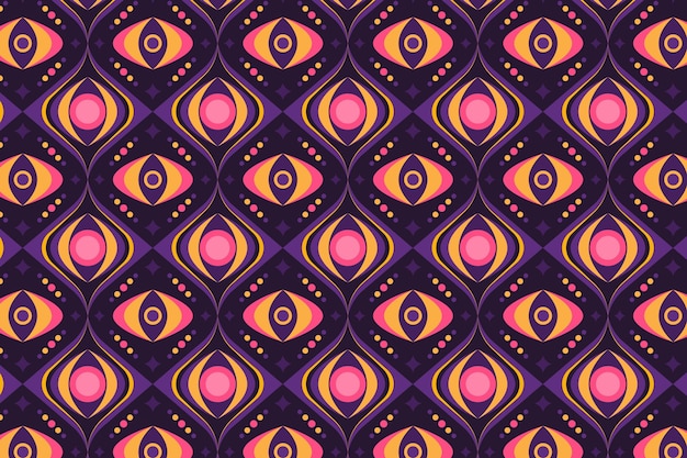 Formas geométricas sin fisuras textura de patrón maravilloso
