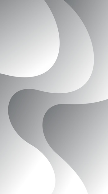 Formas de gradiente gris abstractas