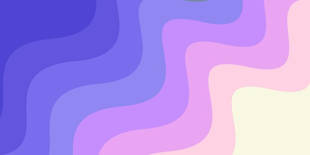 Formas de ondas abstractas en colores pastel