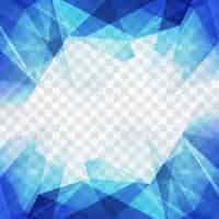 Vector gratuito formas poligonales azules para un fondo geométrico