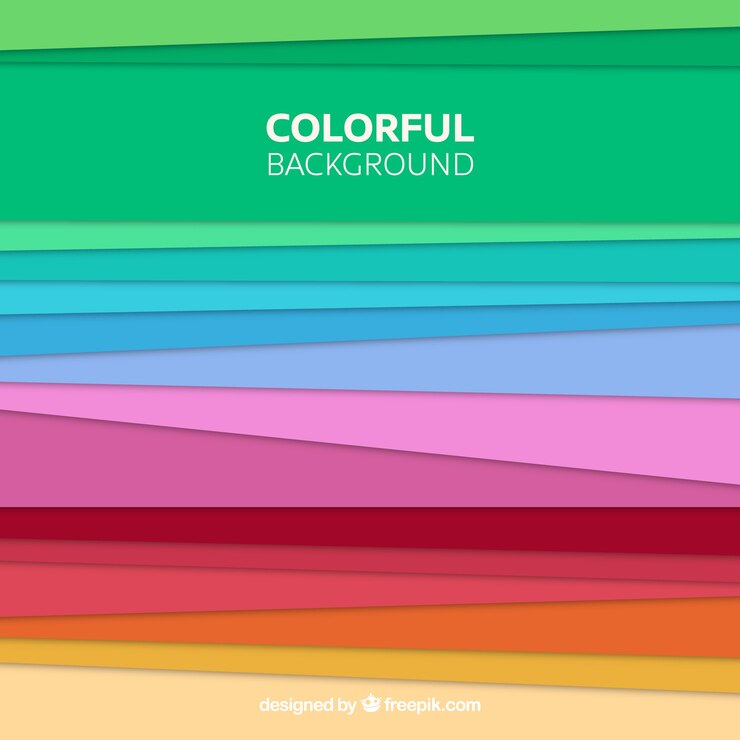 Vector gratuito formas de rayas coloridas