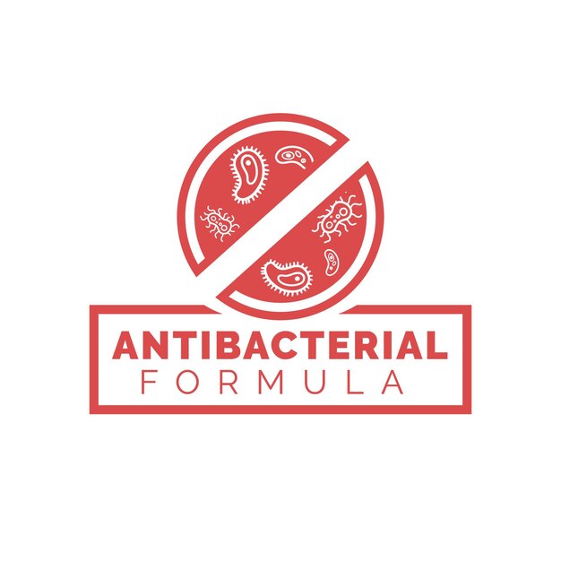 La fórmula antibacteriana soluciona el virus