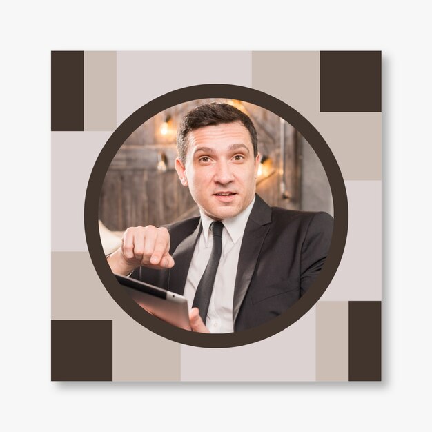 Foto de perfil de abogado profesional en linkedin