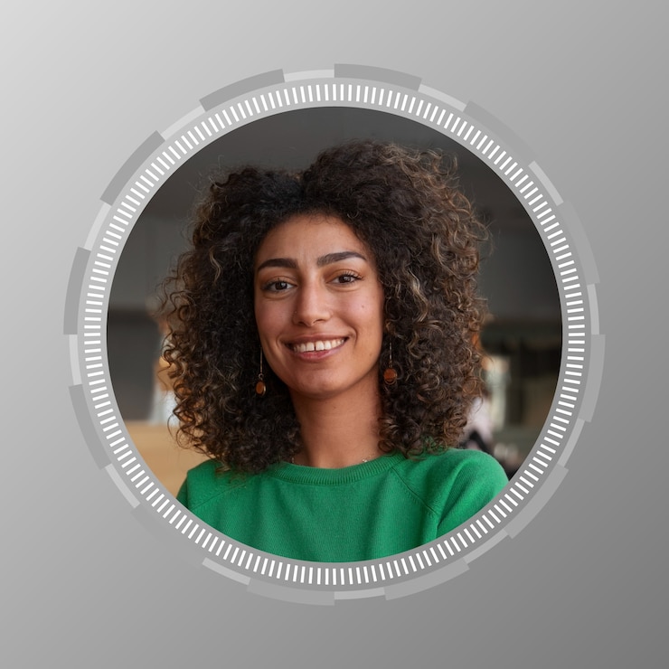 Vector gratuito foto de perfil profesional de tiktok.