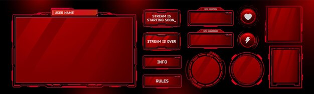 Los fotogramas de la transmisión del juego se establecen aislados en negro
