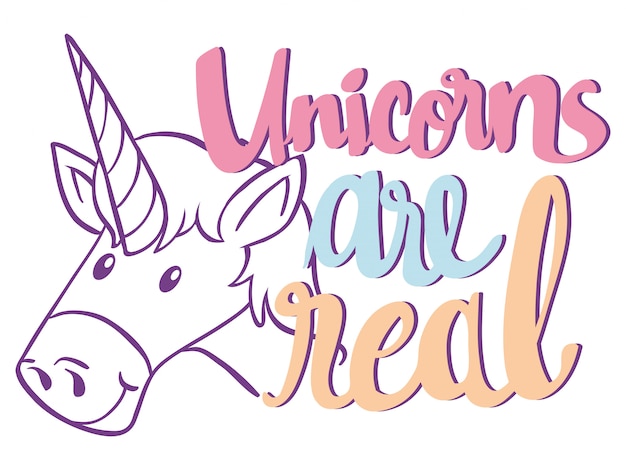 La frase en inglés para unicornio es real