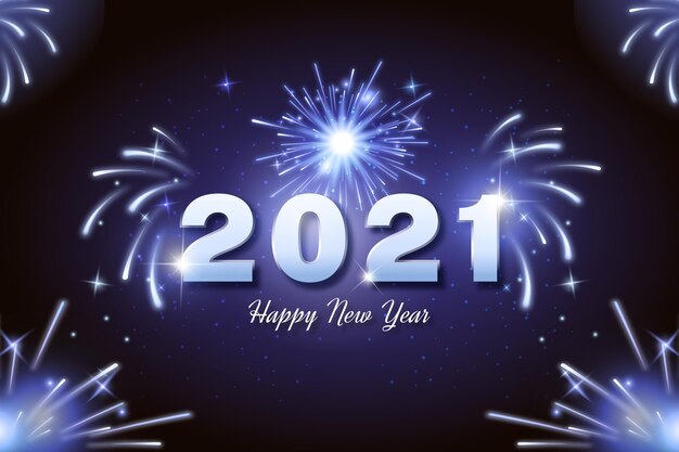 Fuegos artificiales año nuevo 2021